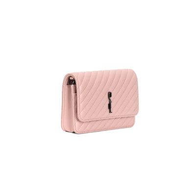 Bolsa Matelassê Soft Transversal Rosa