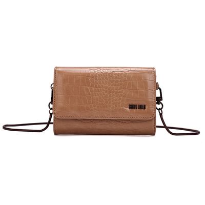 Carteira Material Croco New Sand