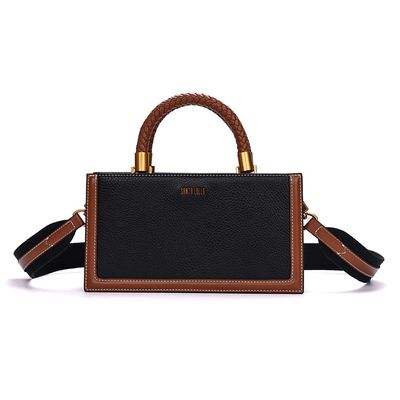 Bolsa Tote Pequena Floater Preta Duas Alças