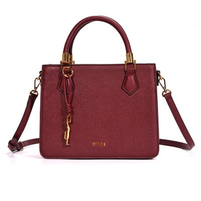 Bolsa Tote Canvas Duas Alças Vermelho Ruby