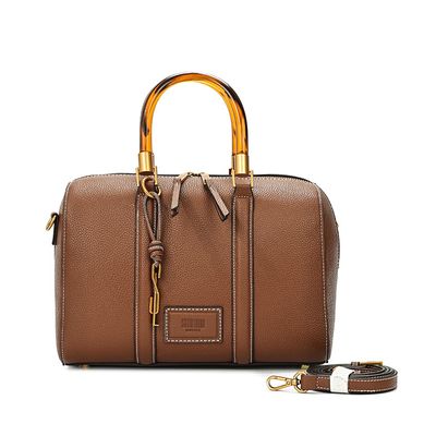 Bolsa Baú Estruturada Floater Transversal Marrom