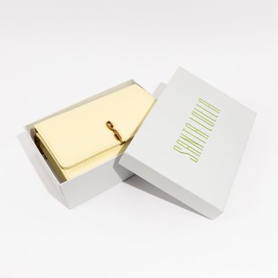 Bolsa Carteira Floater Amarelo Alça Corrente Transversal