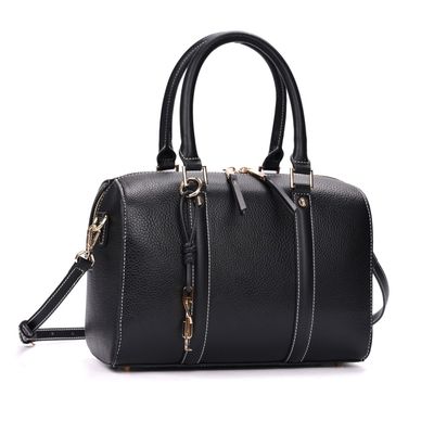 Bolsa Baú Floater Preta Pespontos Transversal