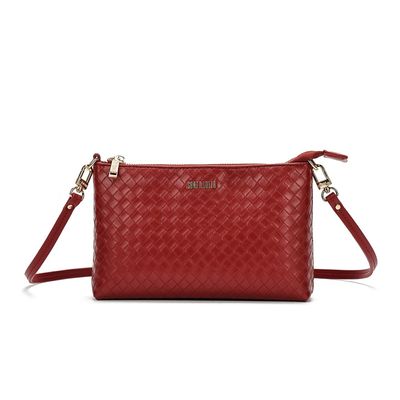 Clutch Soft Vermelha Ruby Alça Transversal