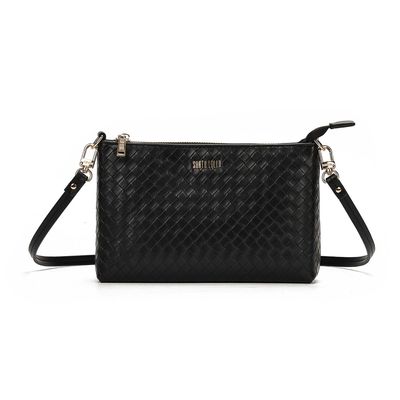 Clutch Soft Preta Alça Transversal