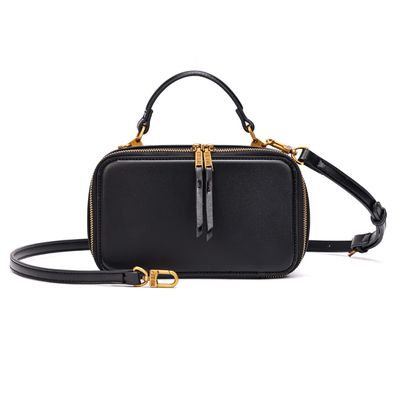 Bolsa Pequena Soft Preta Alça Dupla