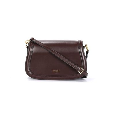 Bolsa Soft Marrom Dark Alça Transversal