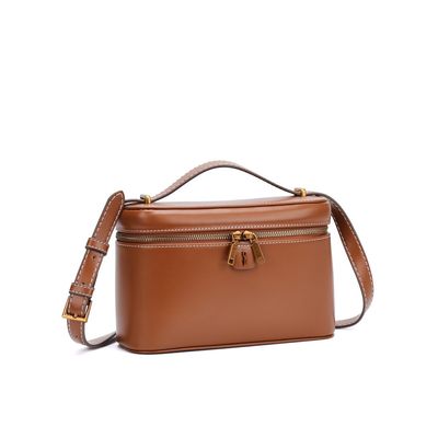 Bolsa Frasqueira Soft Transversal Caramelo