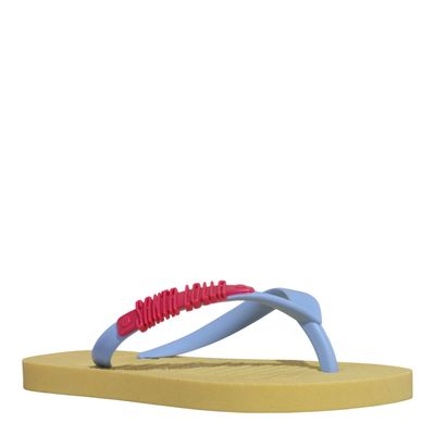 Chinelo Flip Flop Infantil Borracha Amarelo
