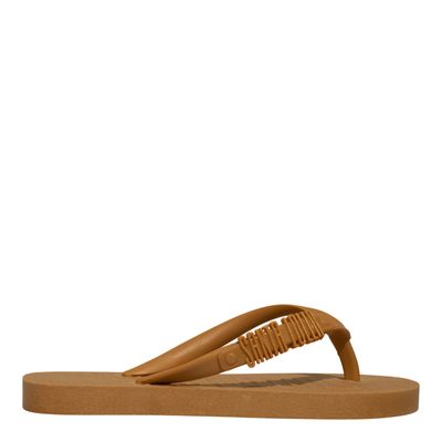 Chinelo Flip Flop Infantil Borracha Bege Egido