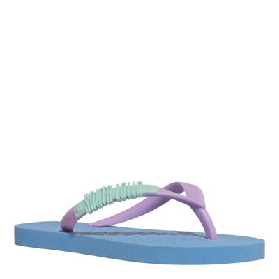 Chinelo Flip Flop Infantil Borracha Azul Bebê