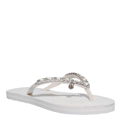 Chinelo Flip Flop Verniz Branca