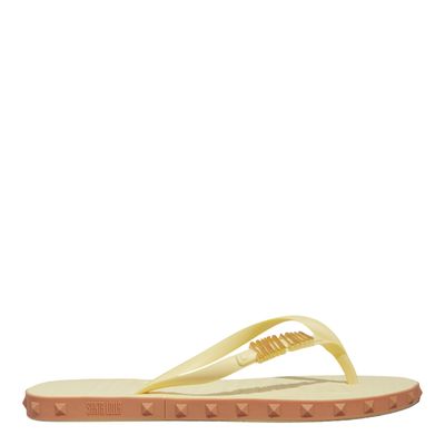 Chinelo Flip Flop Borracha Spikes Amarelo