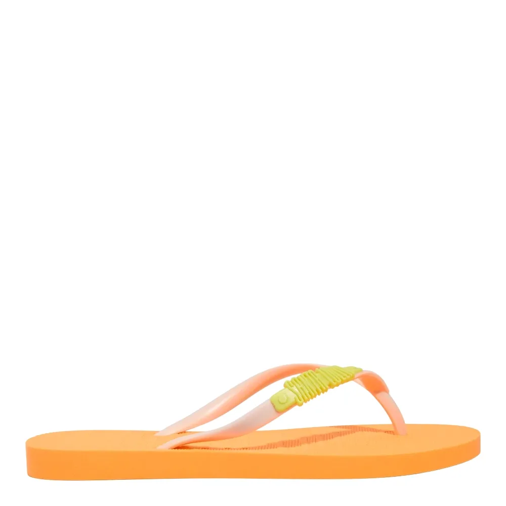 Chinelo Flip Flop Borracha Laranja - Santa Lolla