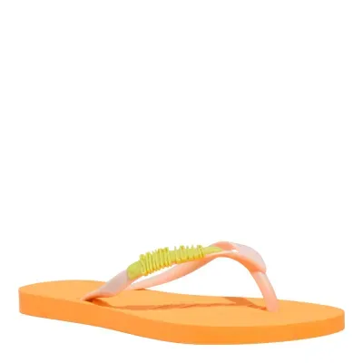 Chinelo Flip Flop Borracha Laranja