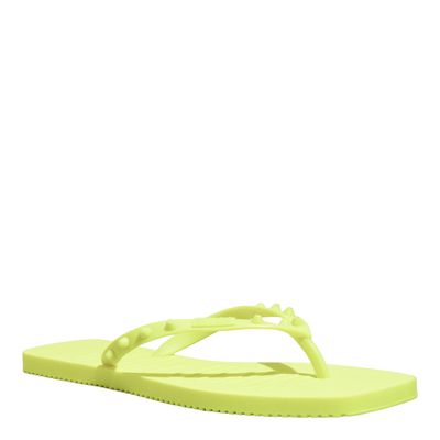 Flip Flop Borracha Amarelo Lime Fluor