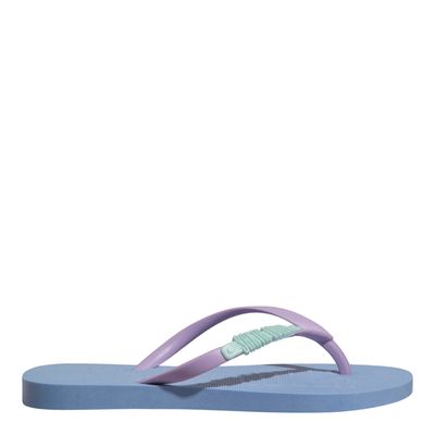 Chinelo Flip Flop Borracha Azul E Lilás