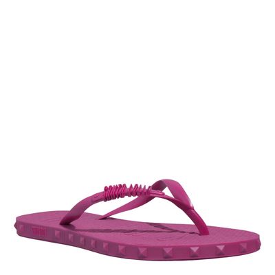 Chinelo Flip Flop Borracha Rosa Pink Spikes