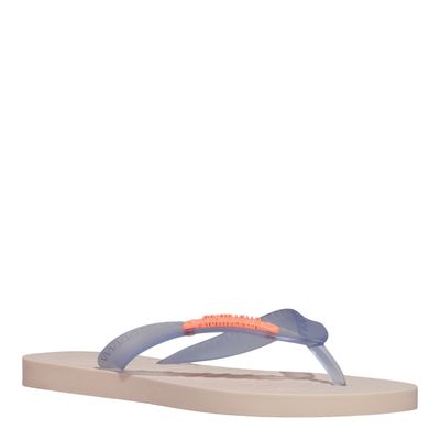 Chinelo Flip Flop Borracha Off White