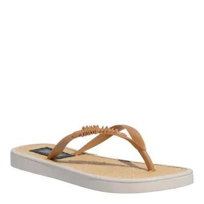 Chinelo Flip Flop Borracha Off White