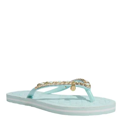Chinelo Flip Flop Verniz Verde Minty