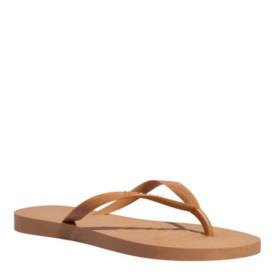 Flip Flop Borracha Bege Egido