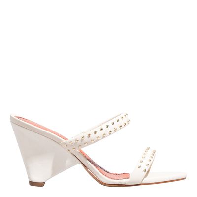 Mule Couro Confort New Marfim