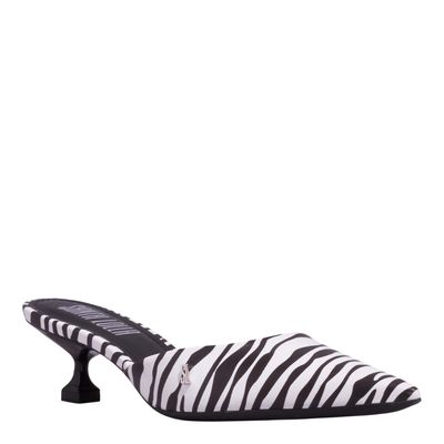 Mule Couro Marrom Salto Taça