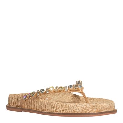 Papete Pedrarias Napa Soft Bege Palha