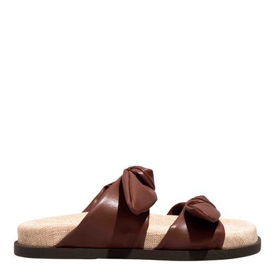 Papete Napa Soft Marrom Terra Laço