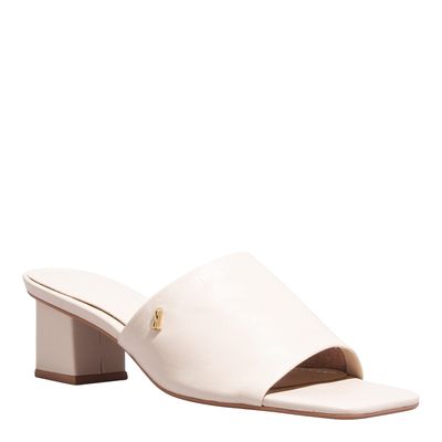 Mule Couro Nobre Soft New Sand