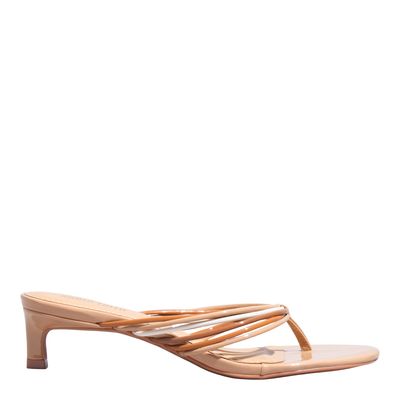 Mule Verniz Anzeli Bege Palha Tiras Finas