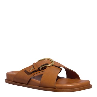 Papete Napa Tira Trançada Caramelo