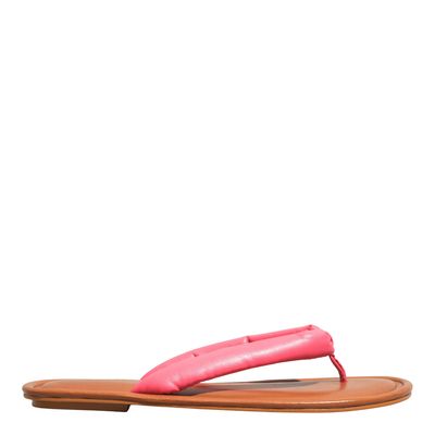 Rasteira Puffer Napa Soft Rosa Pink