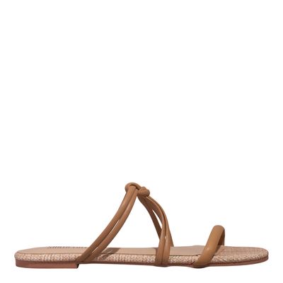 Rasteira Nó Napa Soft Bege