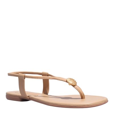 Rasteira Napa Soft Bege