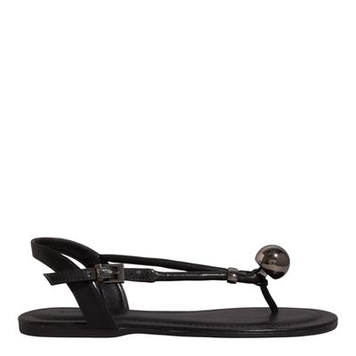 Rasteira Napa Soft Preta