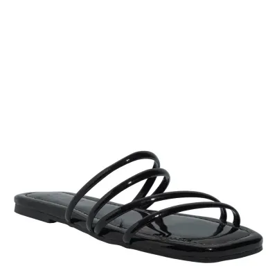 Rasteira Verniz Anzeli Preto