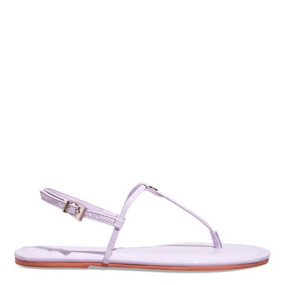 Rasteira Salomé Verniz Anzeli Lilás