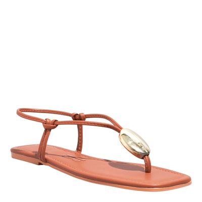 Rasteira Napa Soft Caramelo