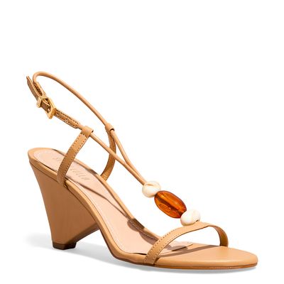 Sandália Napa Soft Palha