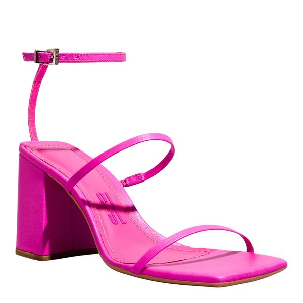 Sandália Couro Confort Pink