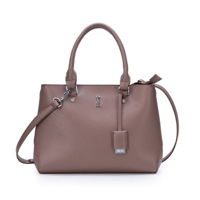 Bolsa Média Classic Risco Taupe