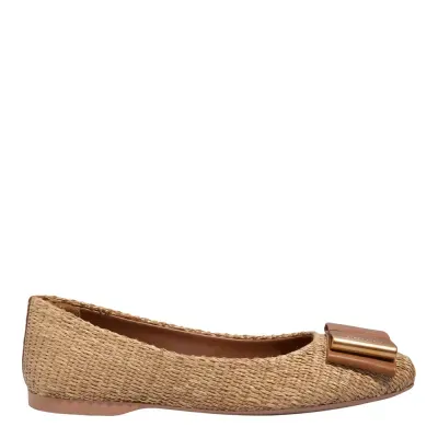 Sapatilha Couro Confort Marrom Safari