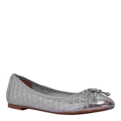 Sapatilha Metalizada Metelassê Prata