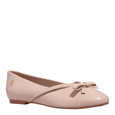 Sapatilha Verniz Show Vanilla Laço