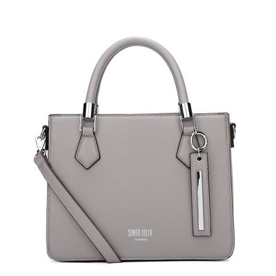 Bolsa Caviar Média Cinza