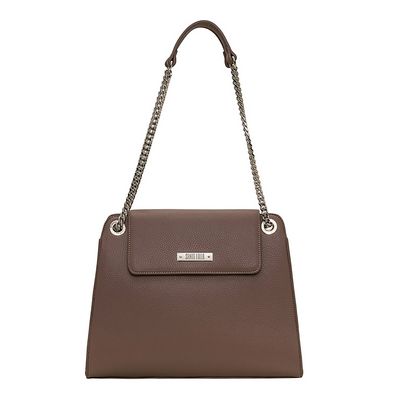 Bolsa Alça Corrente Marrom