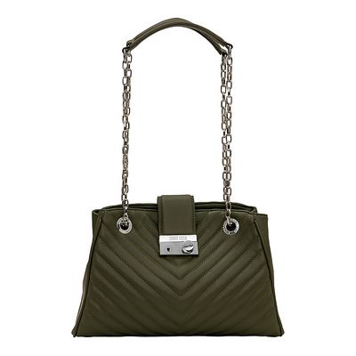 Bolsa Média Corrente Matelassê Verde