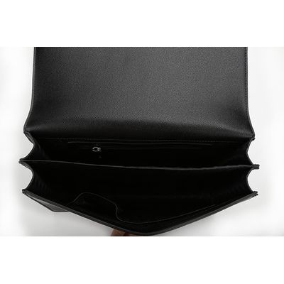 Bolsa Retangular Corrente Preto